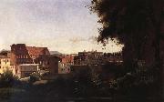 Corot Camille The theater from garden it Farnes oil painting artist